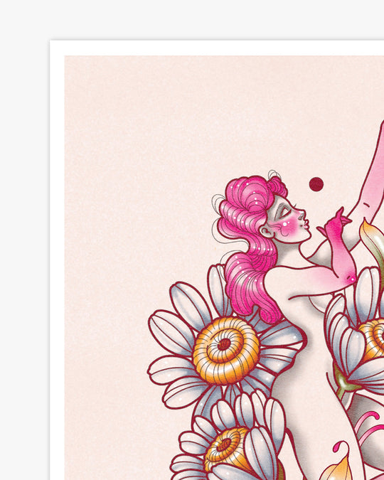 Daisy Flower Print