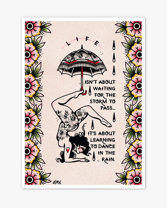 Dance in the Rain Print