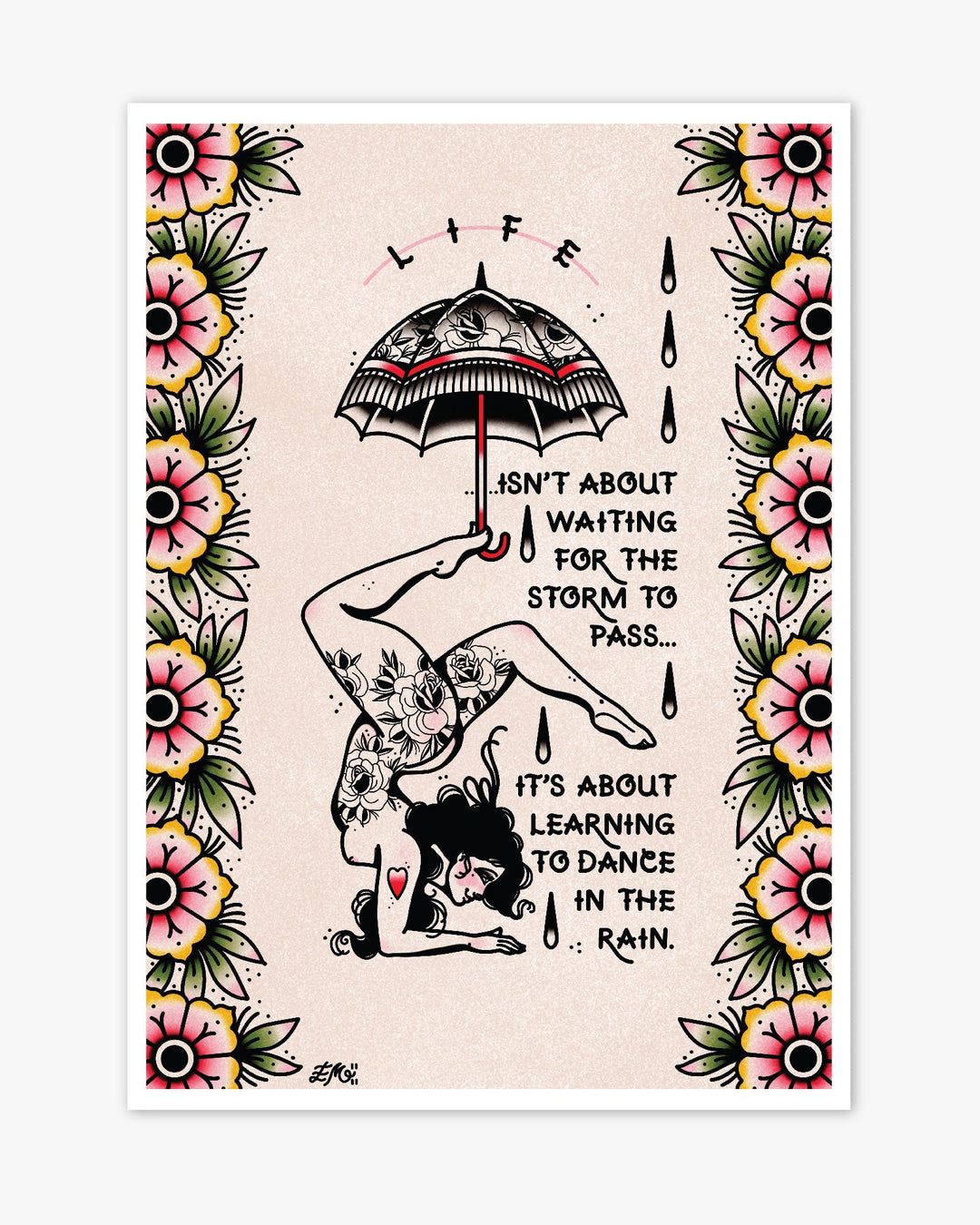 Dance in the Rain Print - Ella Mobbs
