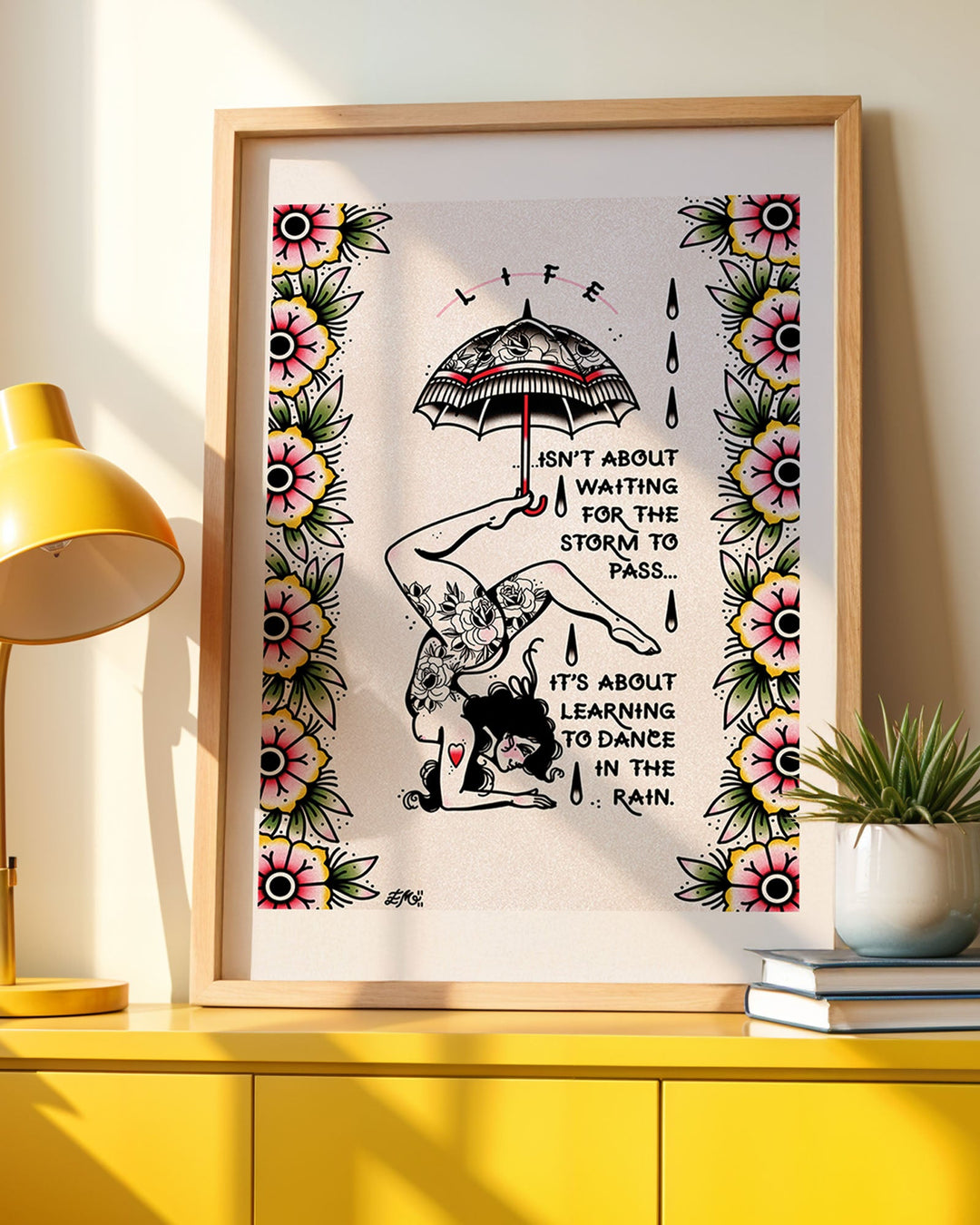 Dance in the Rain Print - Ella Mobbs