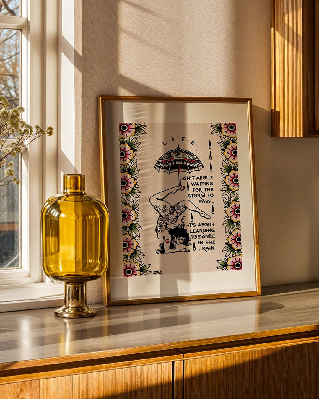 Dance in the Rain Print - Ella Mobbs