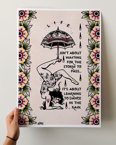 Dance in the Rain Print - Ella Mobbs