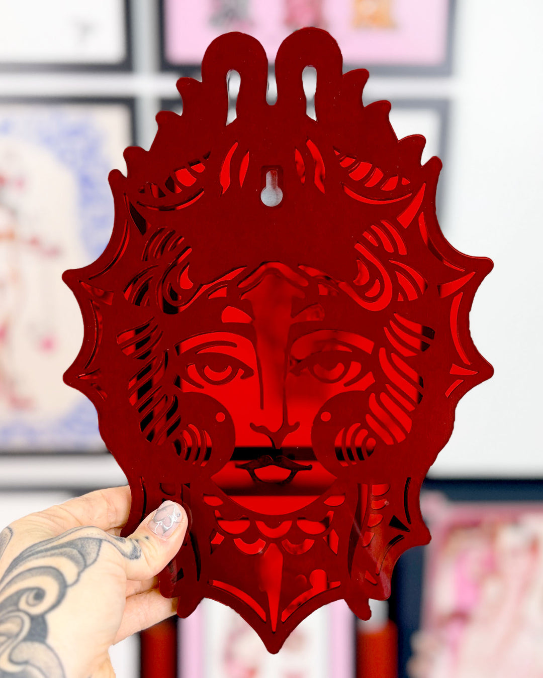 Devil Head 30cm/11.8" (Red One-off)