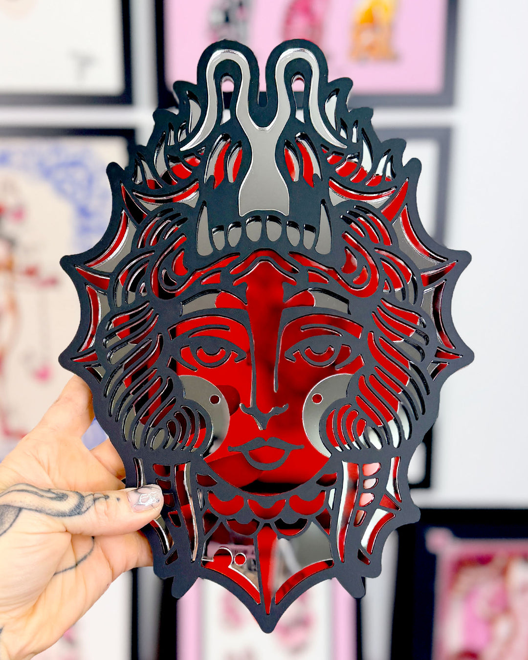 Devil Head 30cm/11.8" (Red One-off)