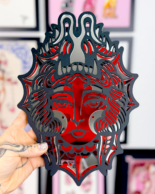 Devil Head 30cm/11.8" (Red One-off)