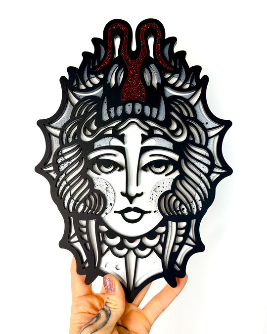 Devil Head 30cm/11.8" (Painted One-Off)