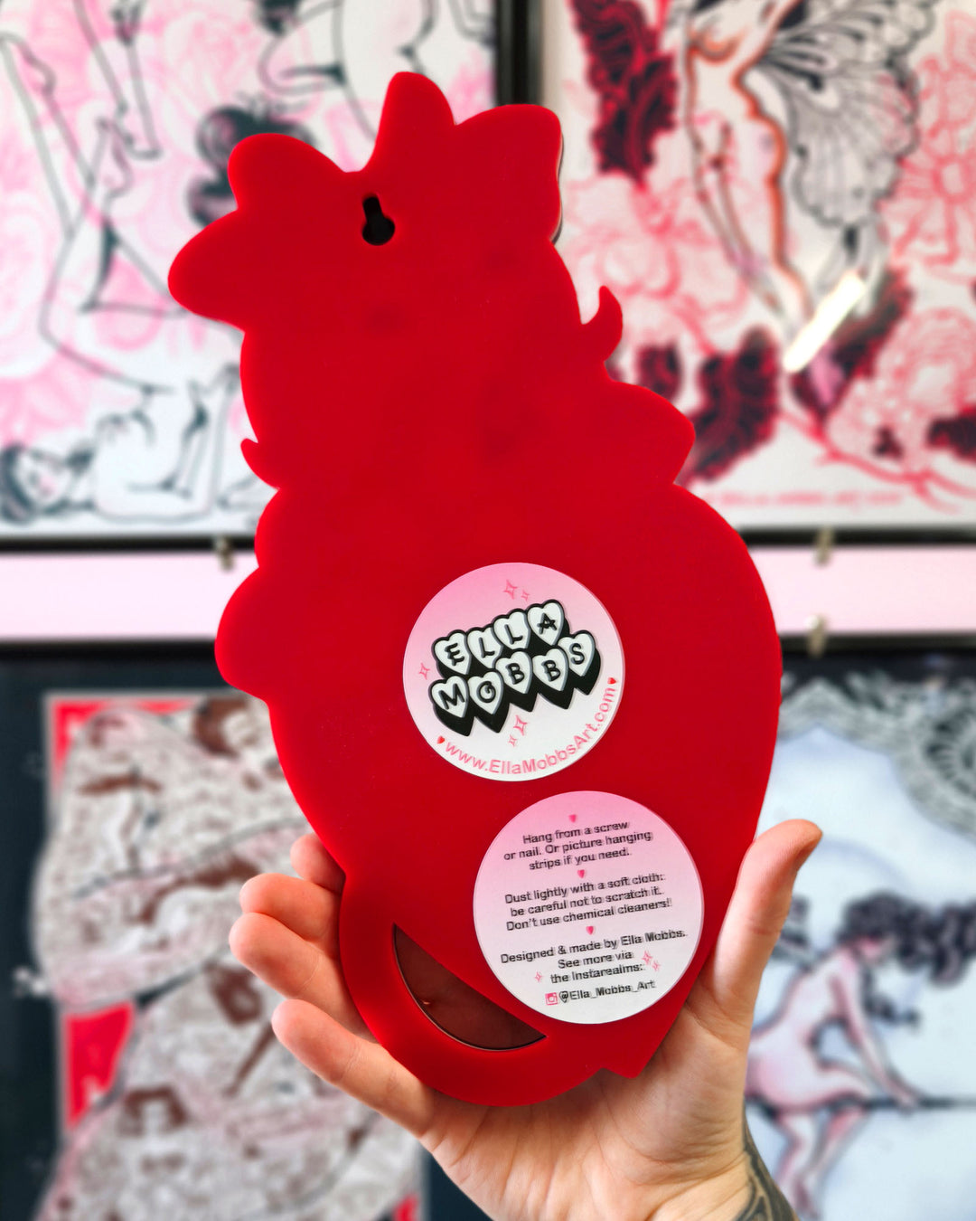 Kewpie Devil Wall Hanging