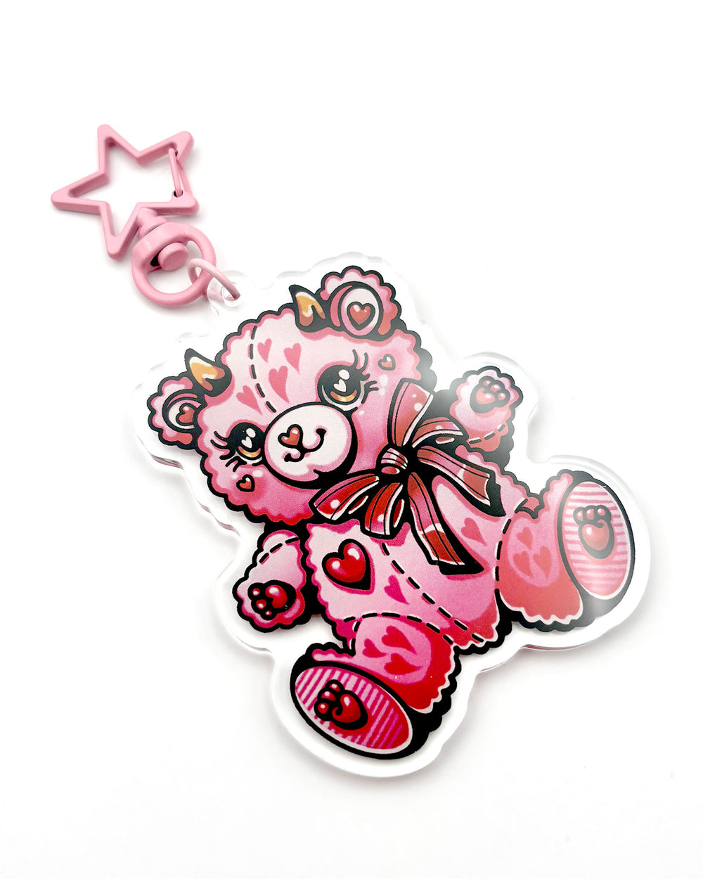 Devil Teddy Key Ring
