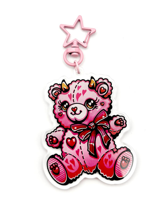 Devil Teddy Key Ring