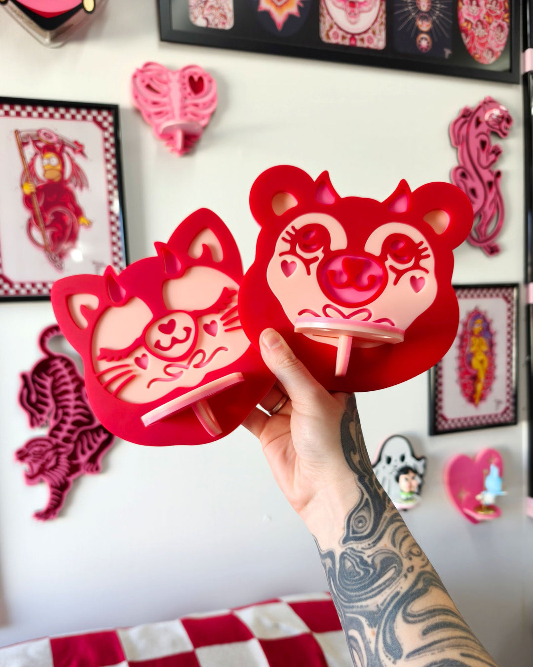 Devil Teddy Shelf - Ella Mobbs