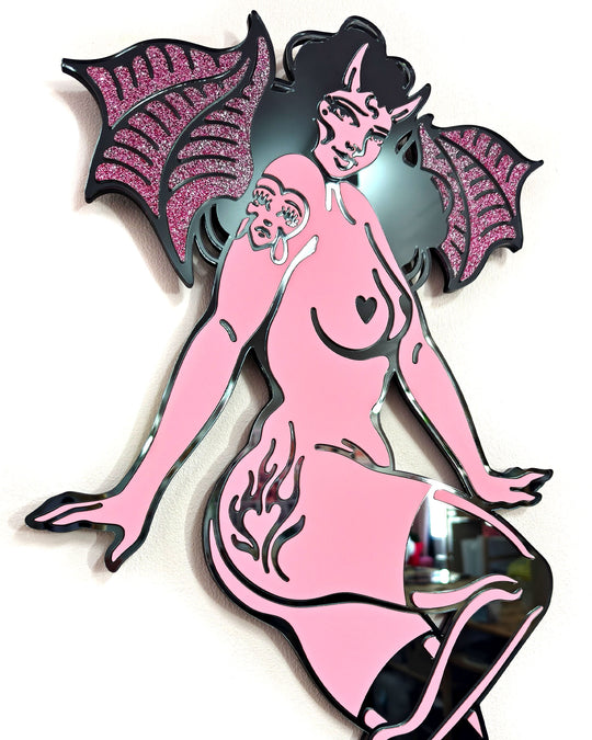 Devil Wall Hanging (Pink)