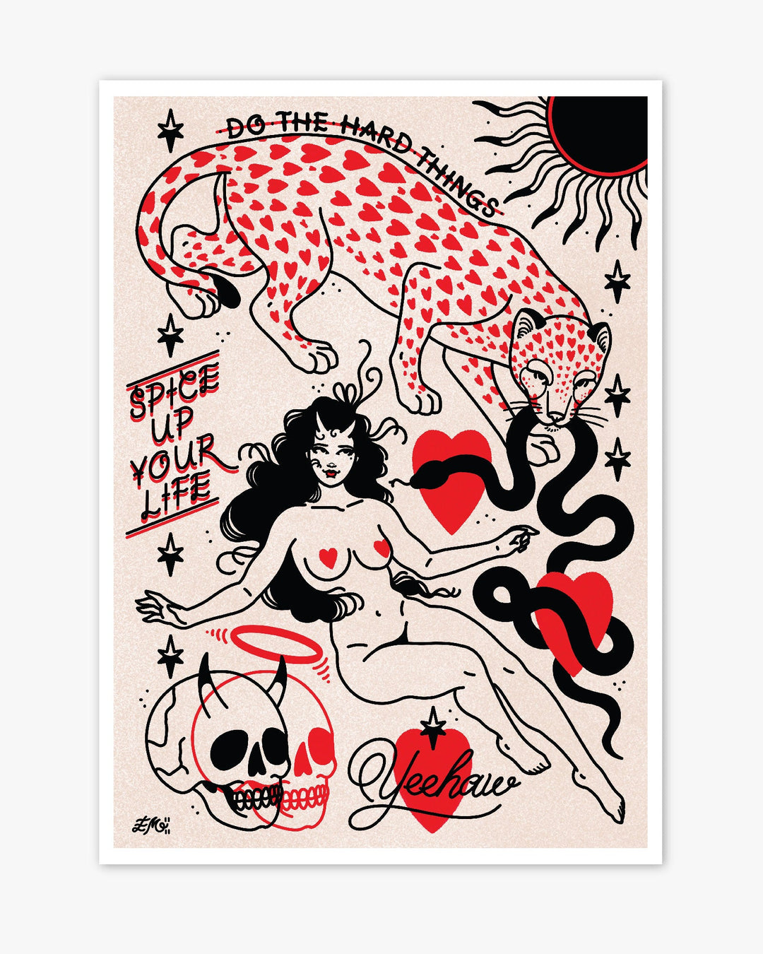 Do the Hard Things Print - Ella Mobbs