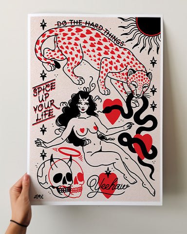 Do the Hard Things Print - Ella Mobbs