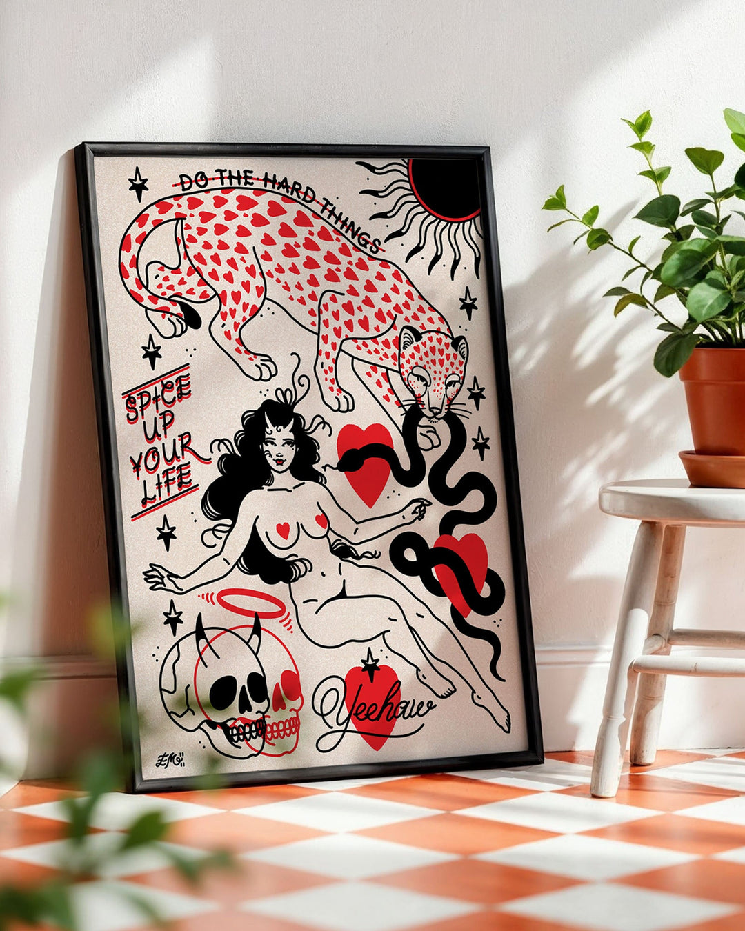 Do the Hard Things Print - Ella Mobbs
