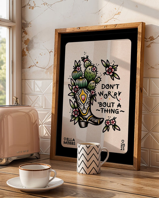 Dont Worry Print - Ella Mobbs