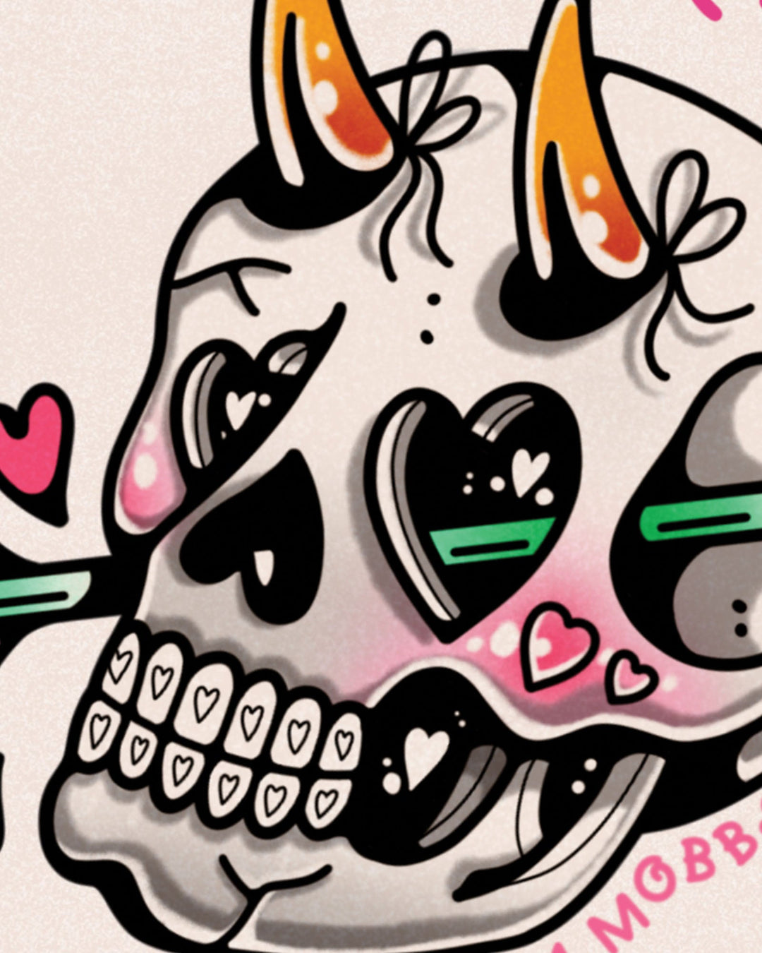 Doomed Skull Print - Ella Mobbs