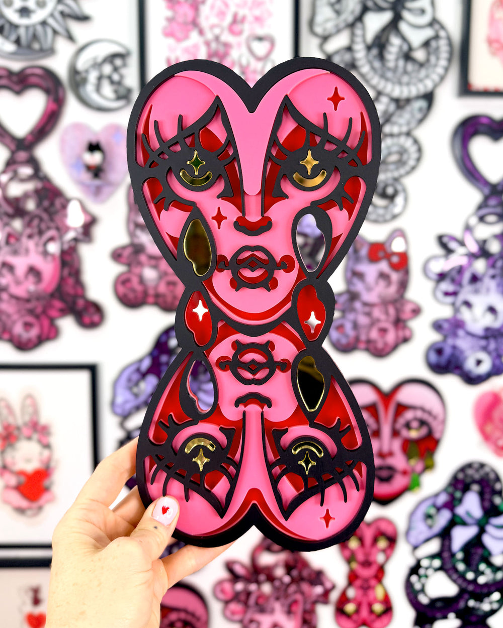 Double Heart 30cm/11.8"