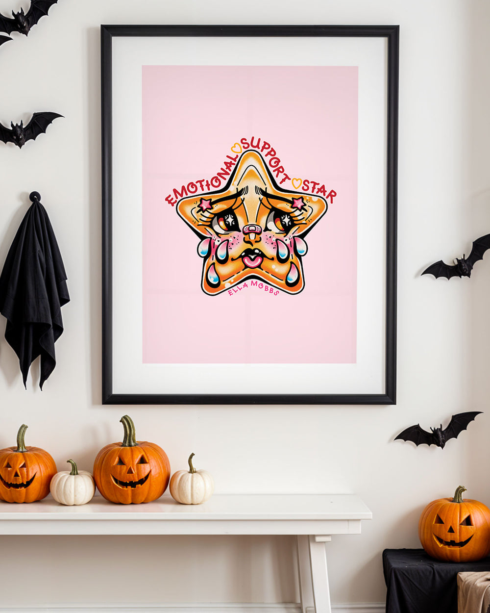 Emotional Support Star Print