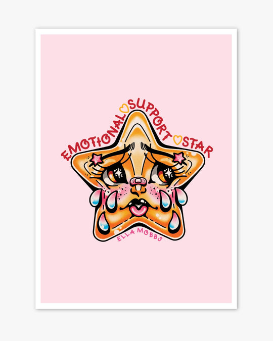 Emotional Support Star Print - Ella Mobbs