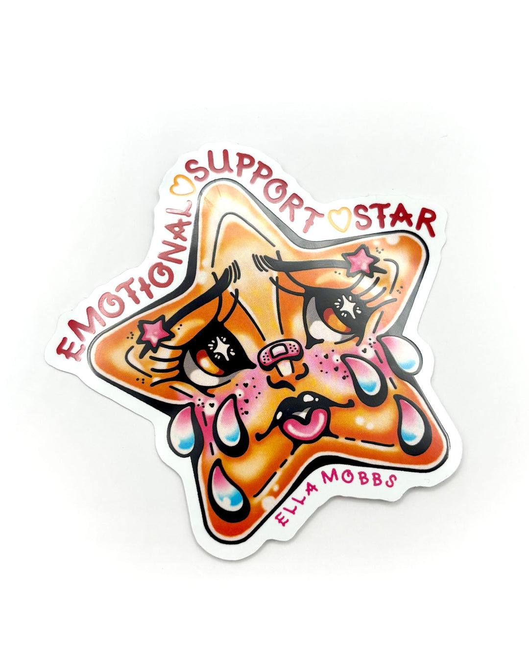 Emotional Support Star Sticker - Ella Mobbs