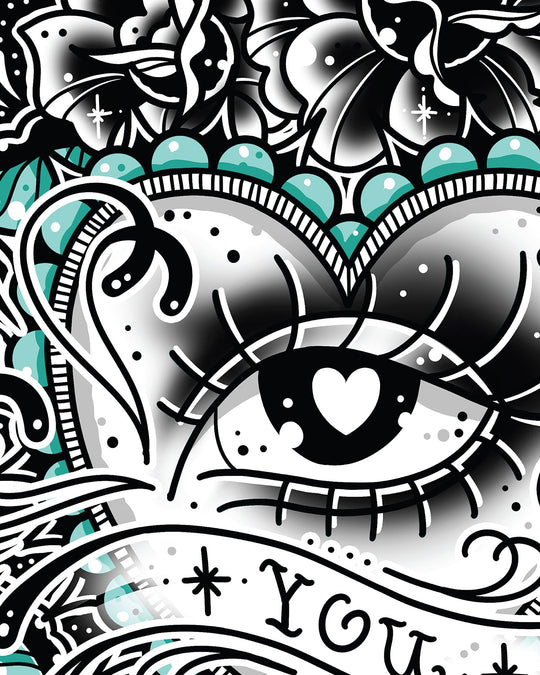 Eye Heart You Print - Ella Mobbs