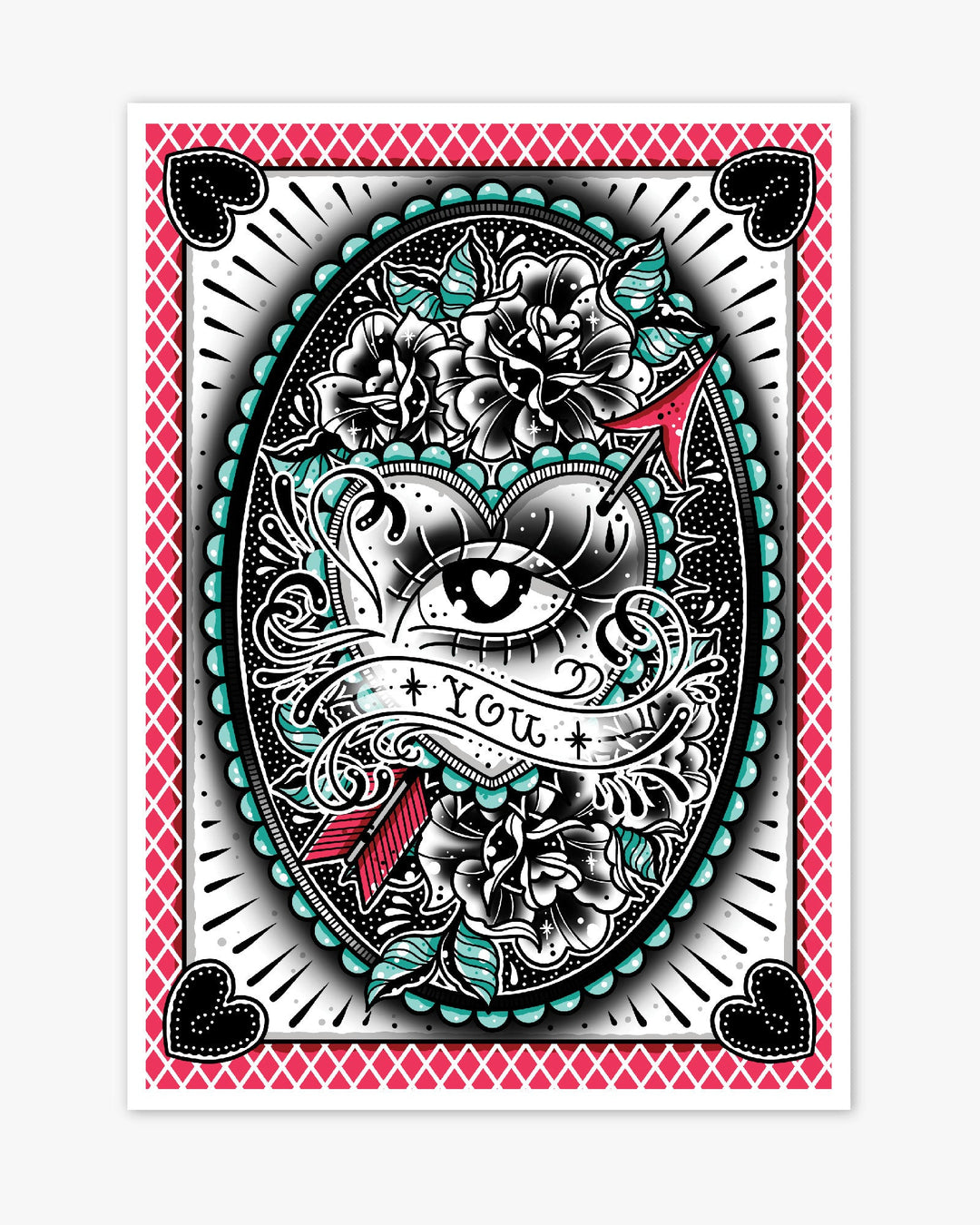 Eye Heart You Print - Ella Mobbs