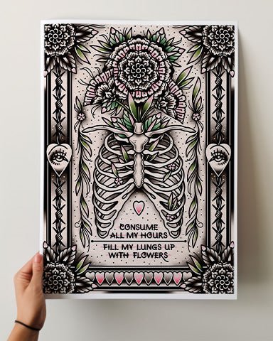 Fill My Lungs Up Print - Ella Mobbs