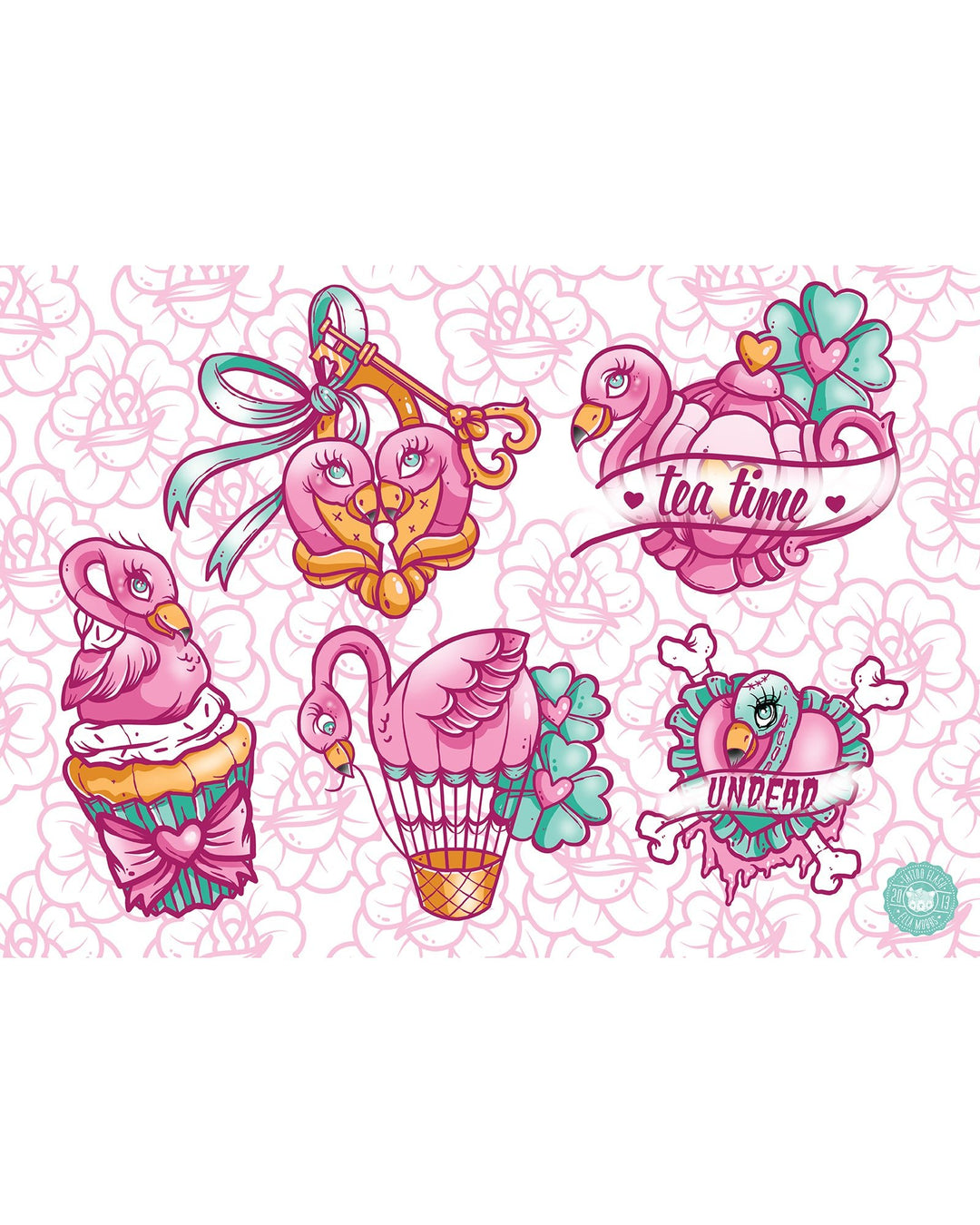 Flamingo Flash Print - EllaMobbs
