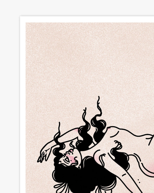 Floaty Girl Print - Ella Mobbs