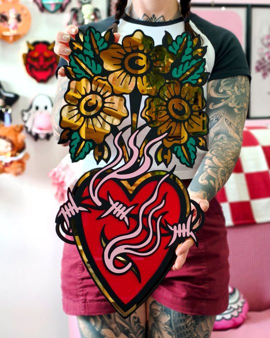 Floral Heart 60cm/23.6" - Ella Mobbs