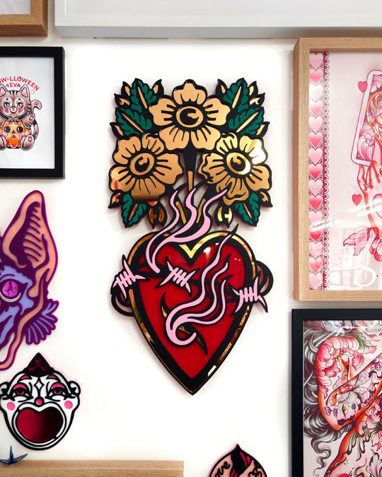 Floral Heart 60cm/23.6" - Ella Mobbs