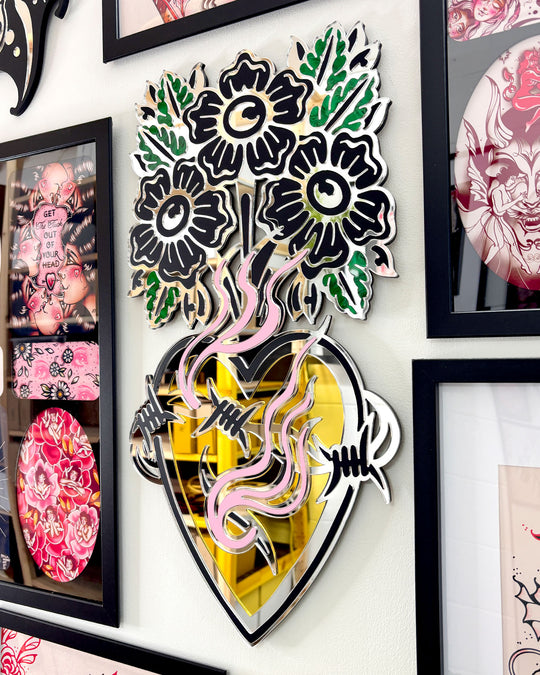 Floral Heart Wall Hanging (Sample)