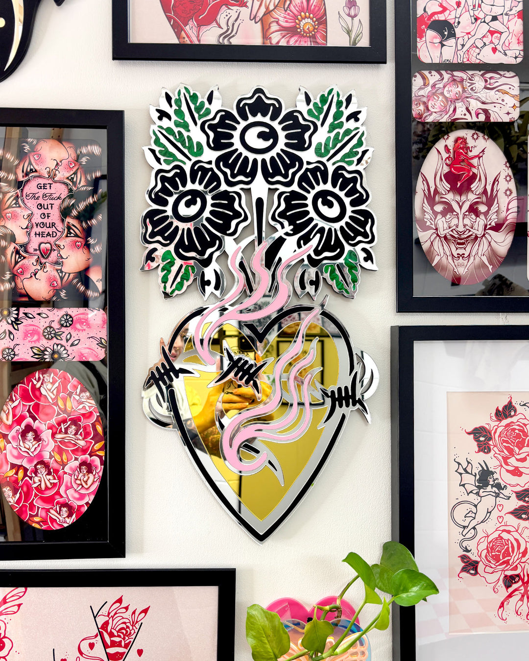 Floral Heart Wall Hanging (Sample)