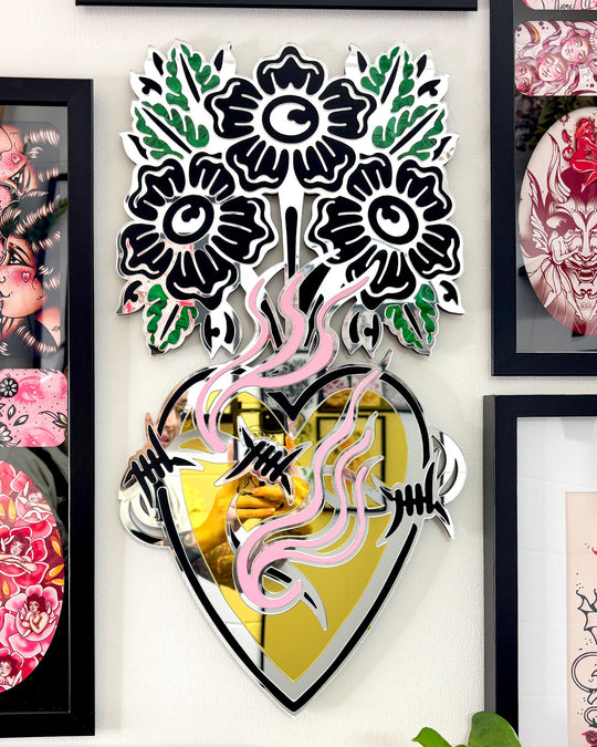 Floral Heart Wall Hanging (Sample)