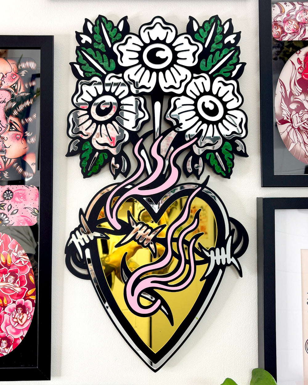 Floral Heart Wall Hanging (Sample/Second)