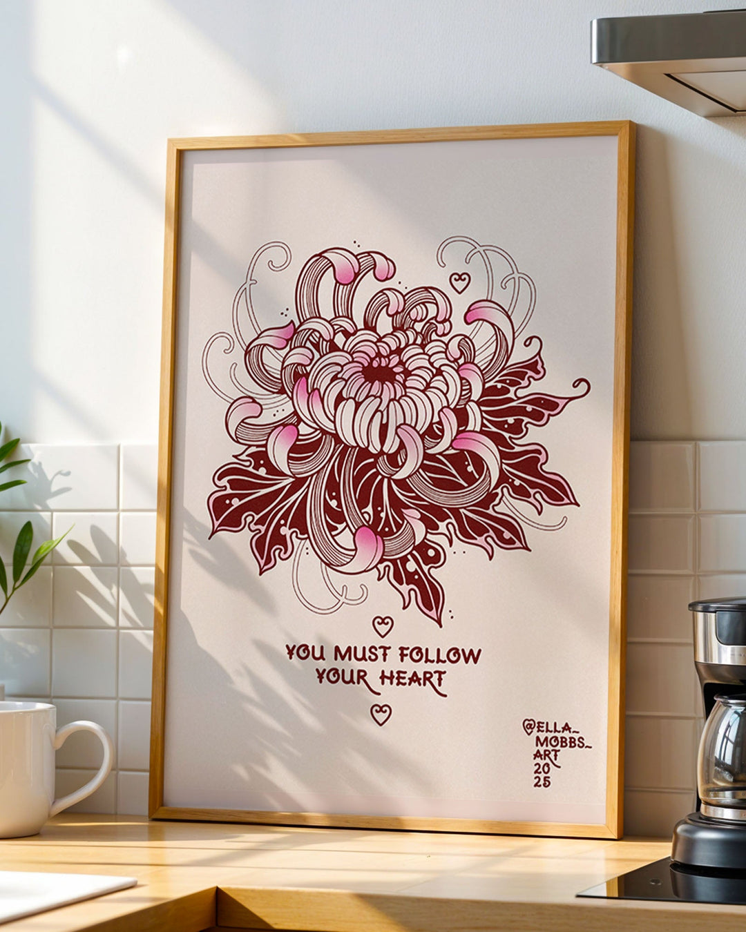 Follow Your Heart Print - Ella Mobbs