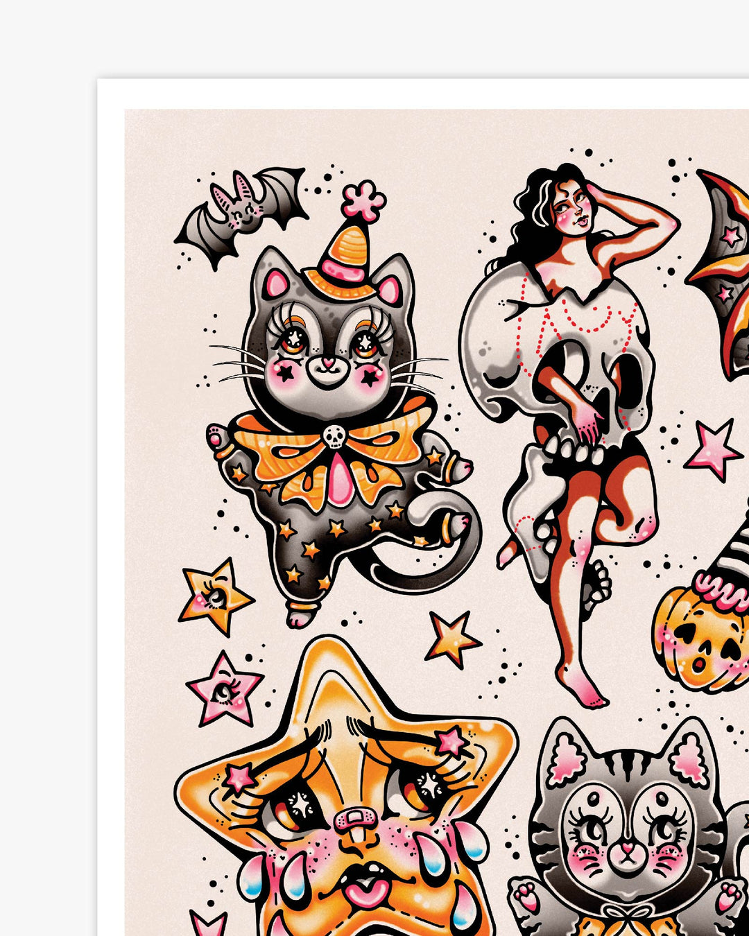 Full of Whimsy Halloween Print - Ella Mobbs