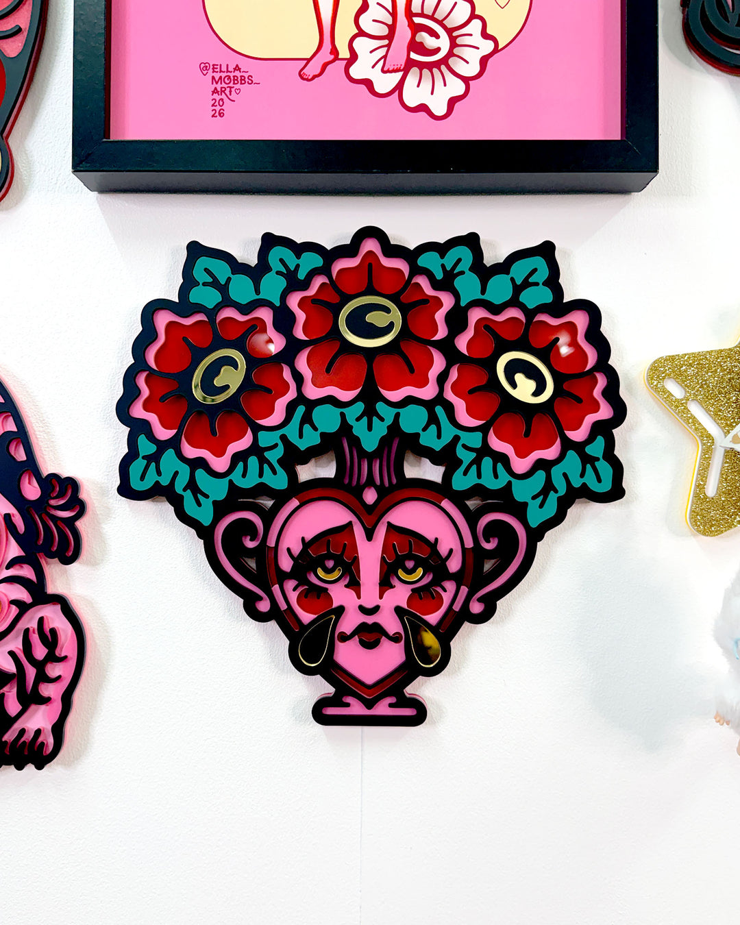 Heart Vase 30cm/11.8"