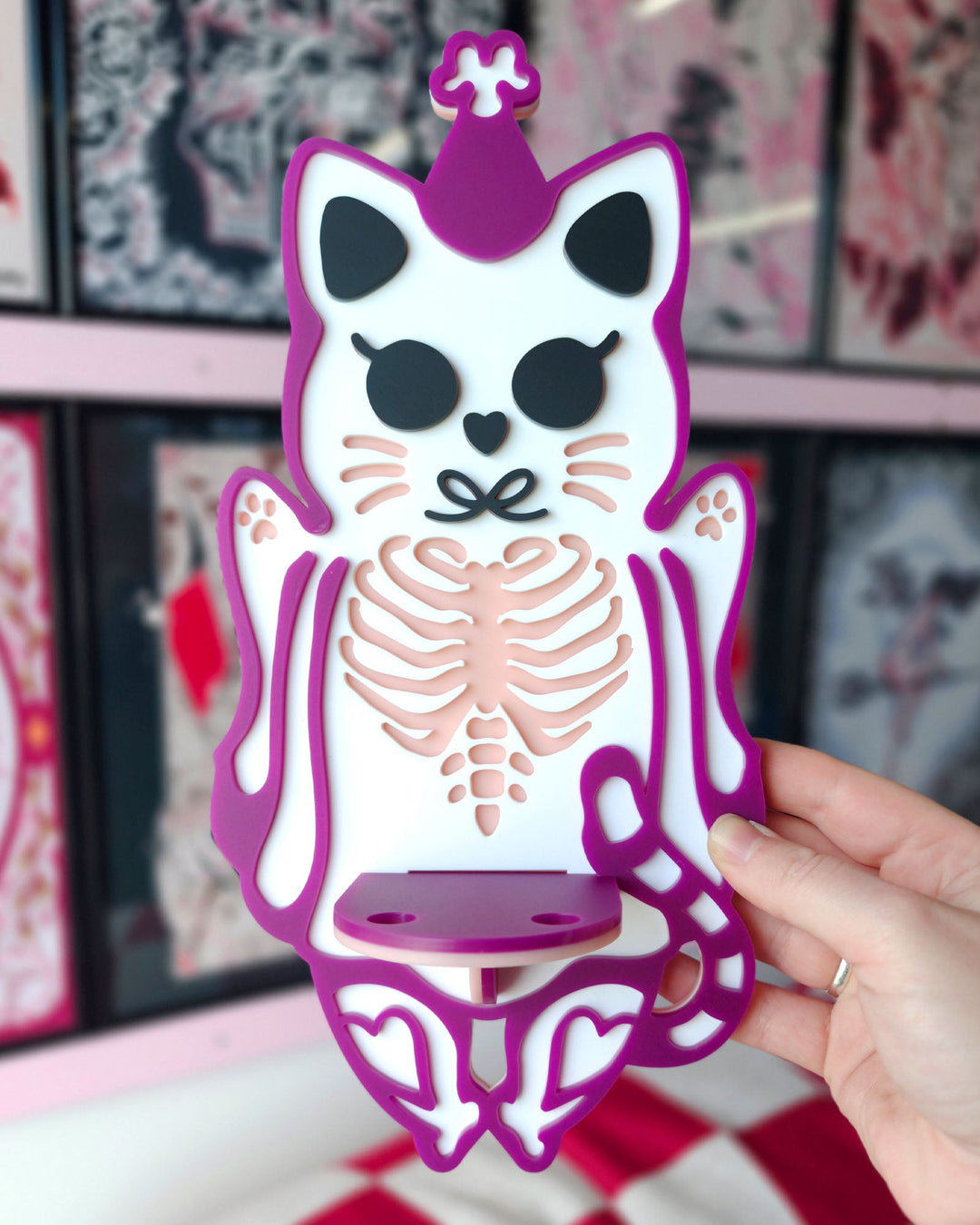 Ghost Cat Shelf - Ella Mobbs