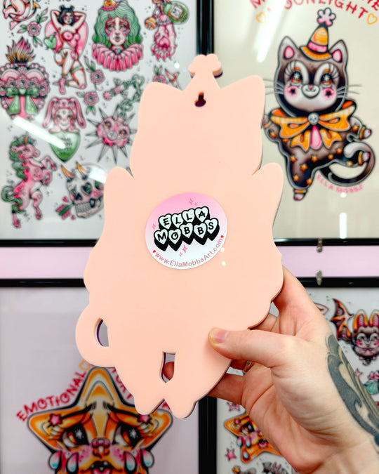 Ghost Cat - Wall Hanging - Small