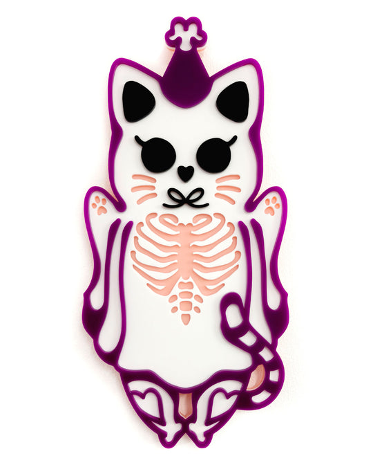 Ghost Cat - Wall Hanging - Small
