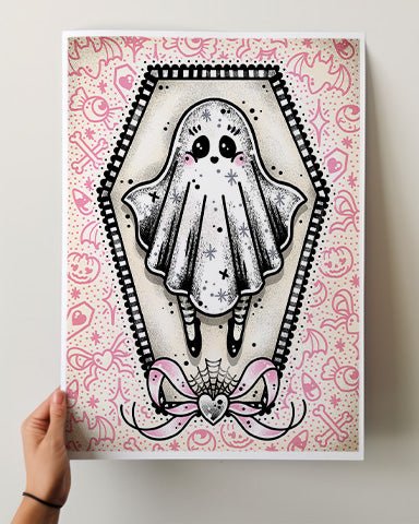 Ghost Girl Print - Ella Mobbs