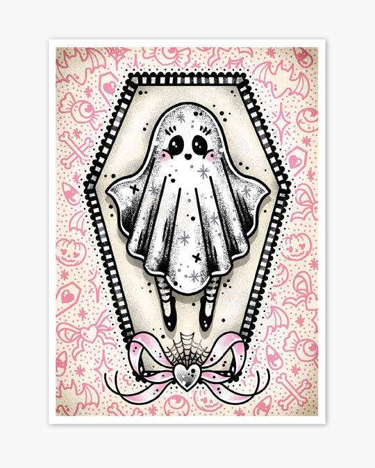 Ghost Girl Print - Ella Mobbs