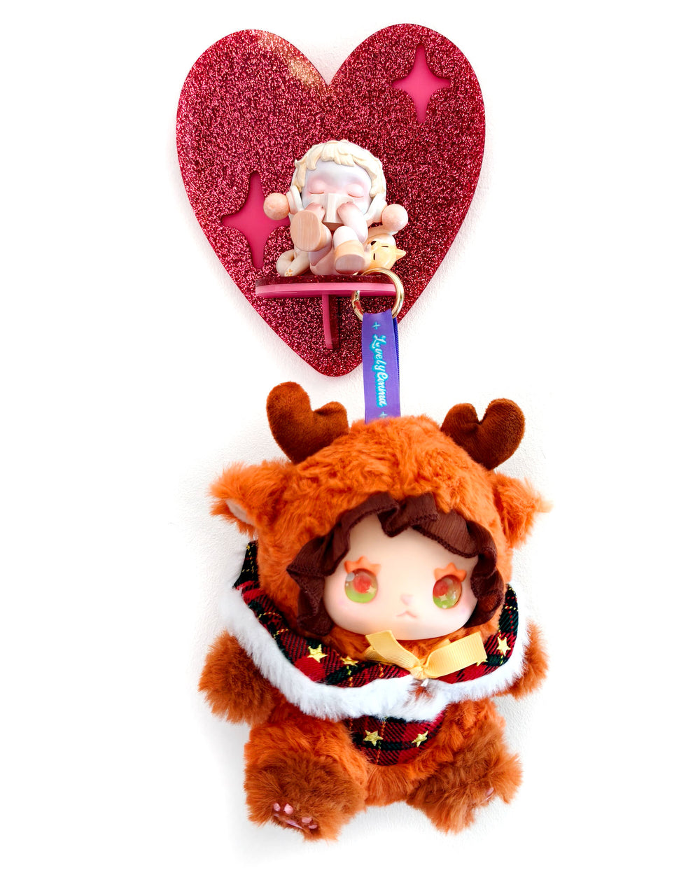 Heart Shelf (Glitter Pink)