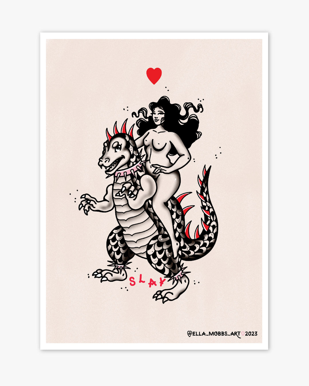 Godzilla Flash Print