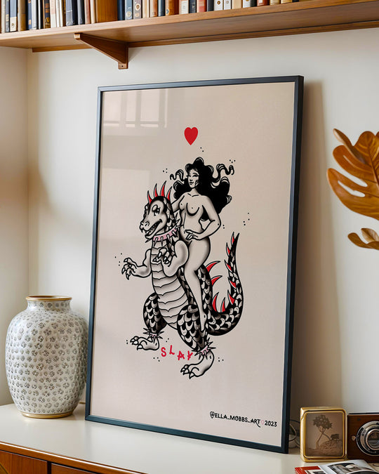 Godzilla Flash Print