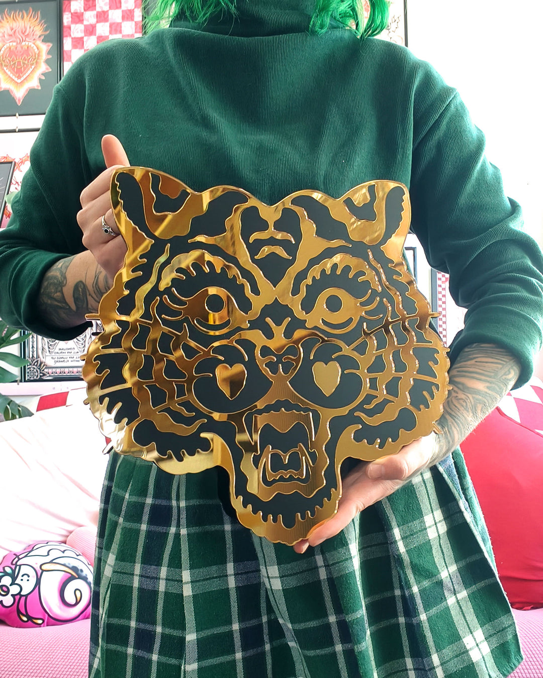 Tiger Vase (Black)