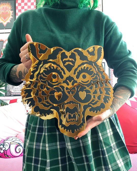 Tiger Vase (Black)