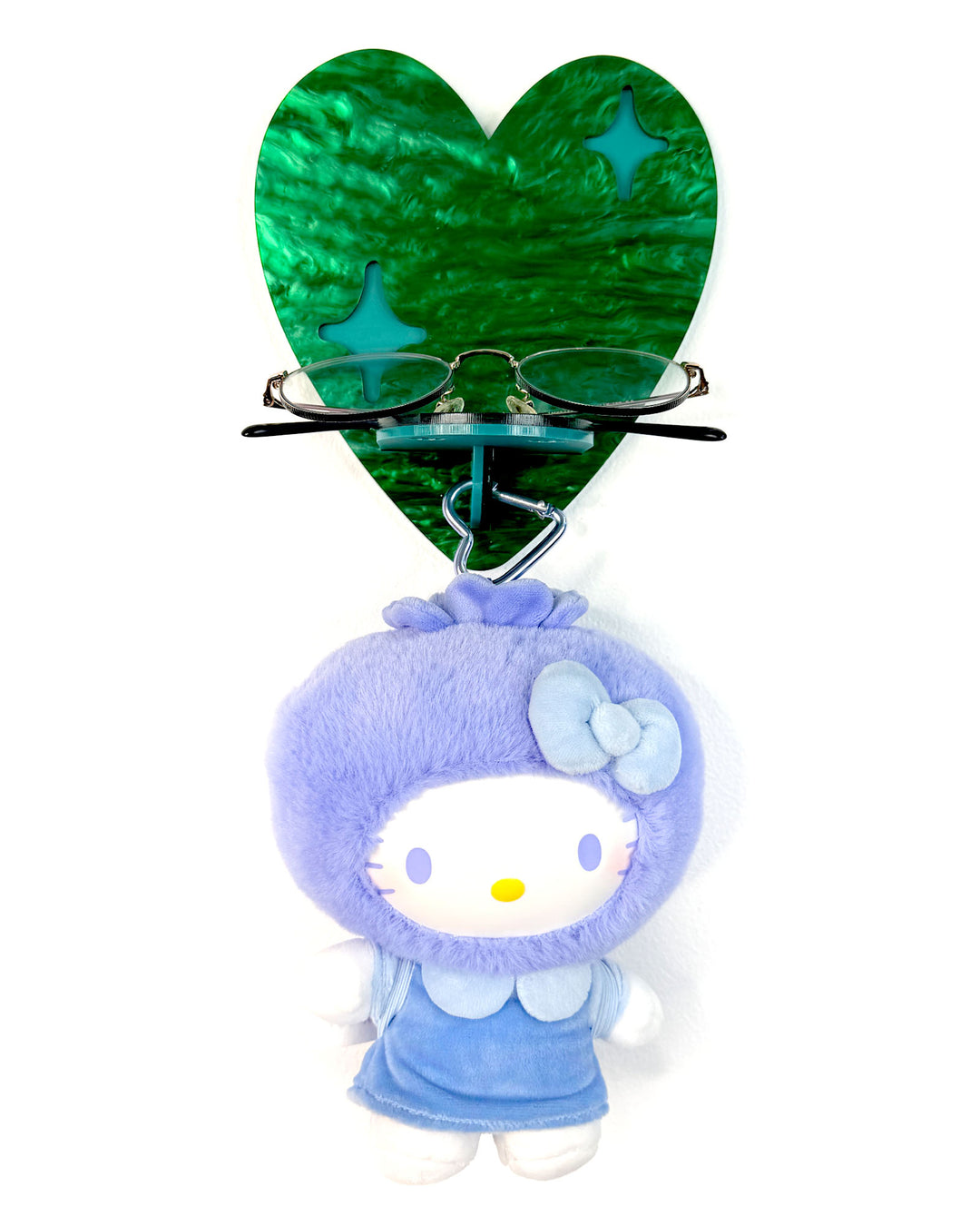 Heart Shelf (Green Marble)