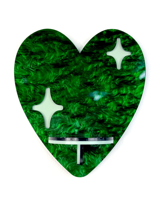 Heart Shelf (Grass Green)